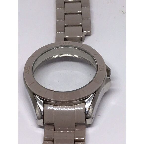 Michael Kors Ceramic Watch Bracelet Case Links Parts Band 18mm Purple A635 - Picture 3 of 7